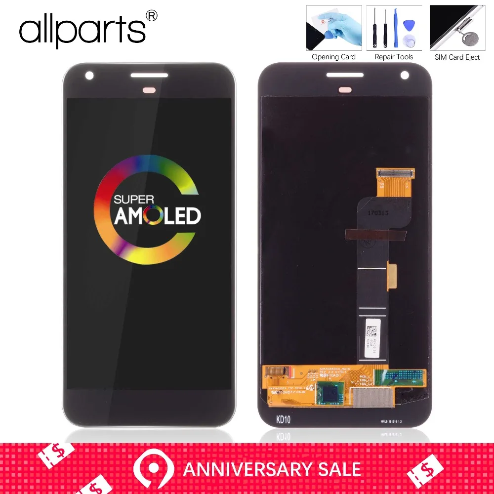 

Original 5.5" For Google Pixel XL LCD Display Touch Screen For HTC Pixel XL LCD Display For HTC Nexus M1 LCD Replacement Parts