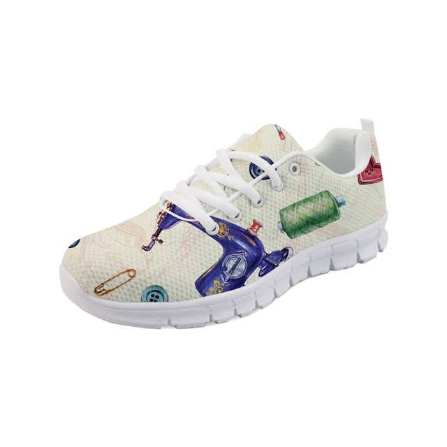 ELVISWORDS Occupation Printing Women Flats Ladies Chef