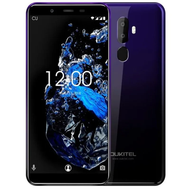 OUKITEL U25 Pro 5," FHD 4G смартфон MT6750T Восьмиядерный 4 Гб ОЗУ 64 ГБ Android 8,1 13 МП Двойная камера gps отпечаток пальца мобильный телефон - Цвет: Purple