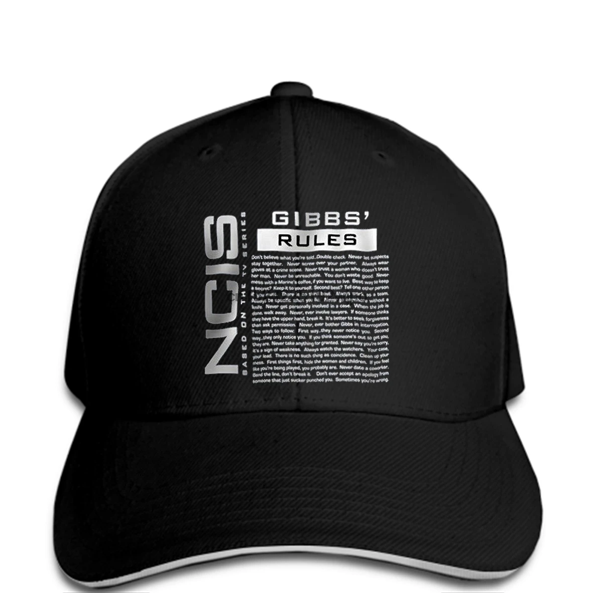 

man Baseball cap NCIS Gibbs Rules cap man Baseball cap