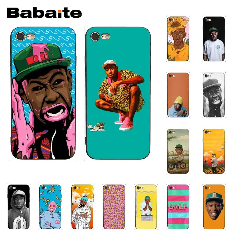 

Babaite tyler the creator Phone Case for iphone 11 Pro 11Pro Max 5 5Sx 6 7 7plus 8 8Plus X XS MAX XR