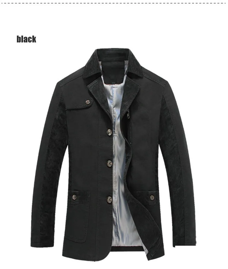 Повседневное Хлопок Мужской Блейзер Куртка хорошее качество пиджак Для мужчин 6607