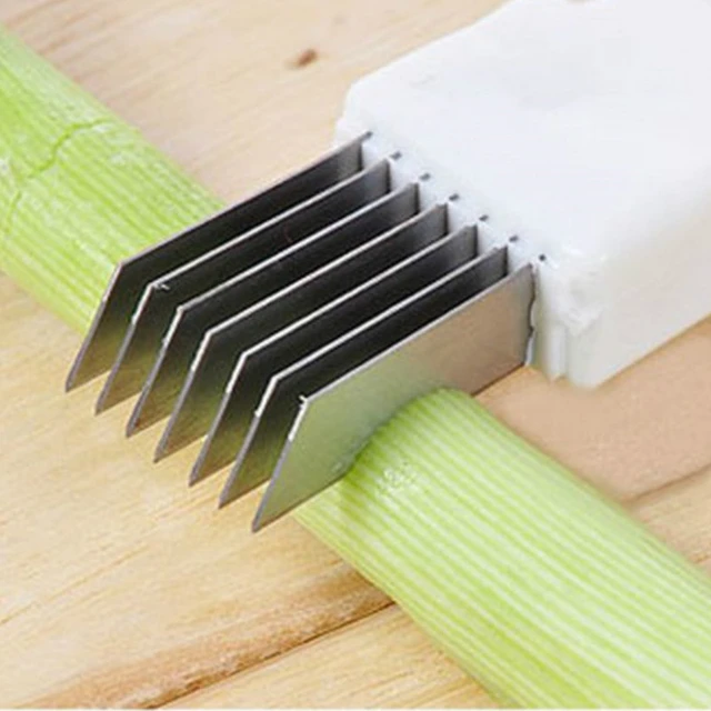 Kitchen Scallion Vegetable Cutter Sharp Tools Slicer Cutlery