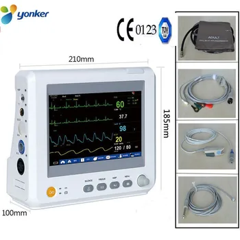 

TUV&CE,Sending by DHL,Accessories Completely,7inBlood Pressure ICU Modular Patient Monitor parameter NIBP,S