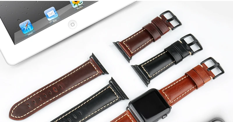MAIKES из натуральной кожи ремешок для наручных часов ремешок для часов аpple 44 мм 40 мм серии 4/3/2/1 наручных часов iWatch, и ремешок для Apple Watch, 42 мм, 38 мм, версия