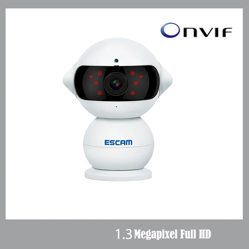 

NewestESCAM QF200 WIFI Camera HD Night Vision 960P IP Camera IR Cut RTSP Support 64G TF Card CCTV Security Camera