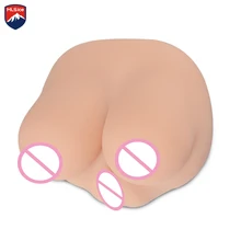 Real silicone sex doll 3d Breast Masturbator Simulation Vagina Design Sex Toys For Men Silicone Big Breast Sex Artificial Vagina