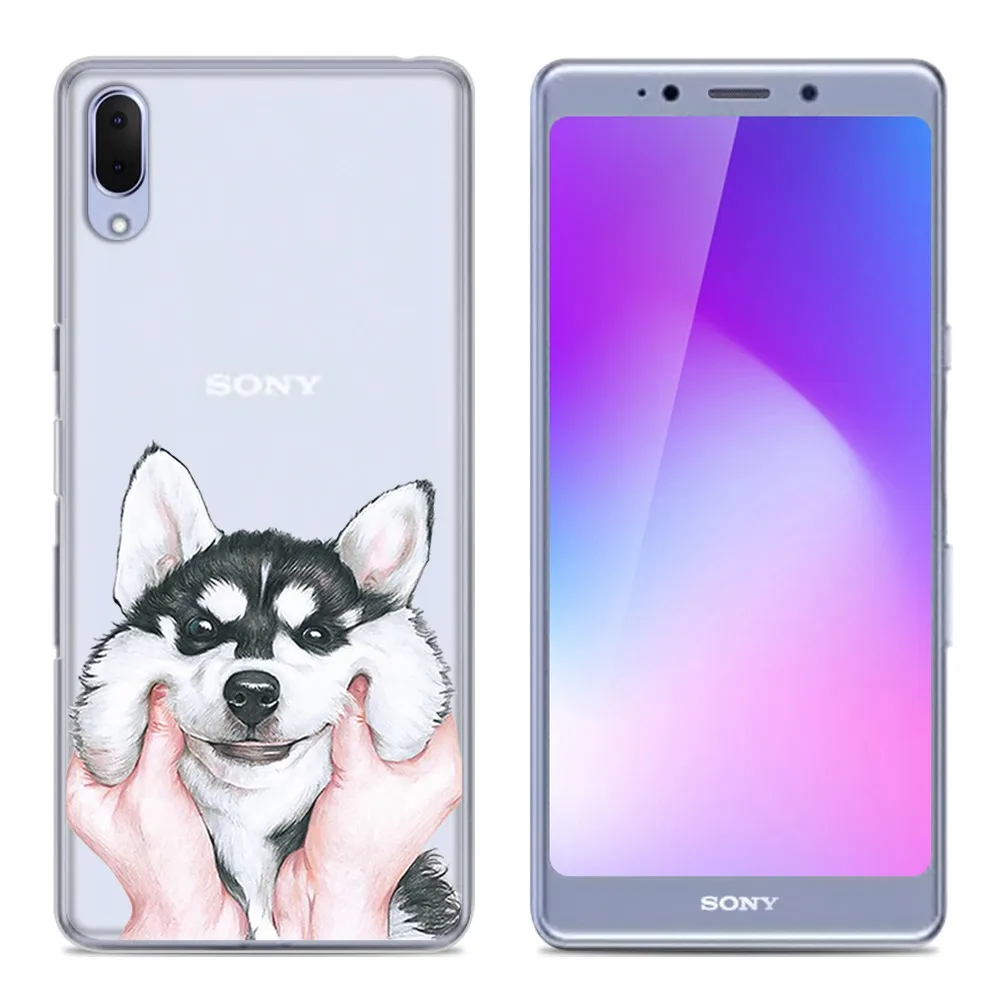 Мягкий чехол для телефона sony Xperia L3, 5,7 дюйма, стиль, красочная Раскрашенная мягкая задняя крышка для телефона, Высококачественный ТПУ силиконовый чехол - Цвет: 13