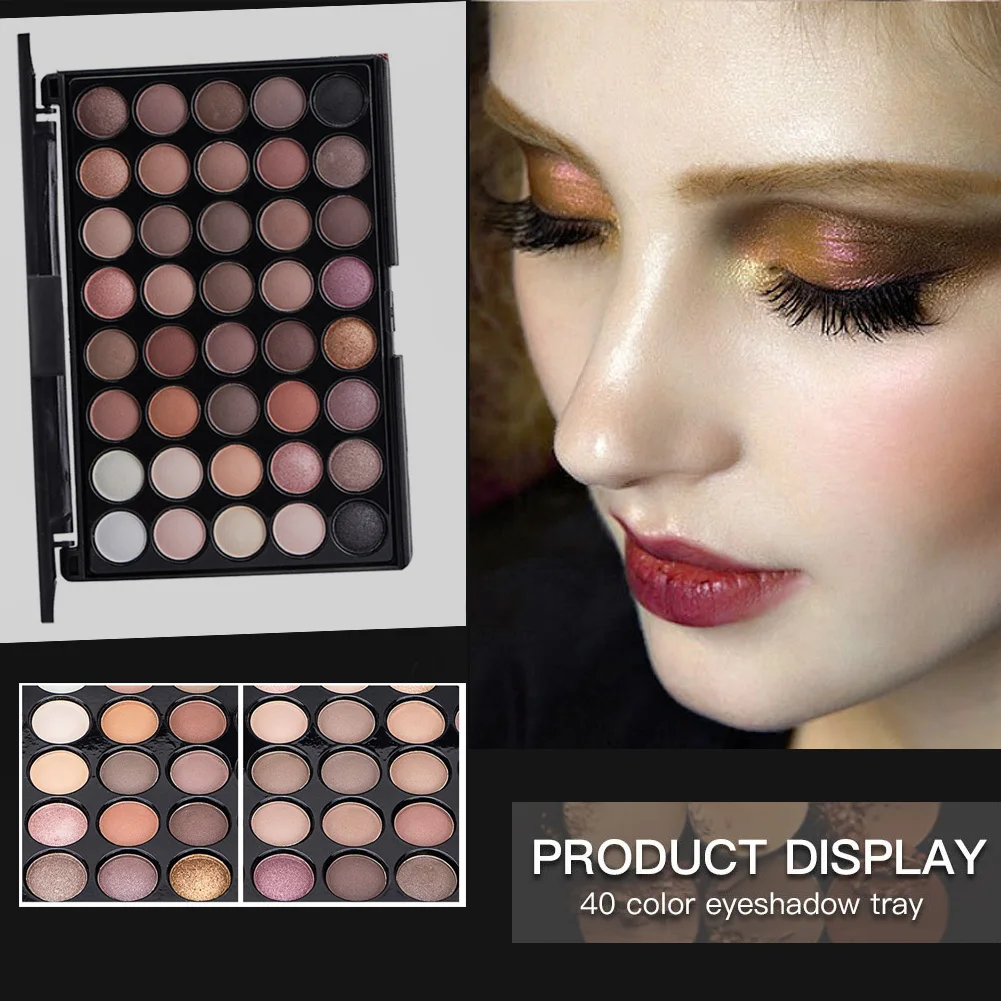 

40 color makeup long-lasting matte eye shadow glitter makeup eye shadow eye shadow palette color eye sequins