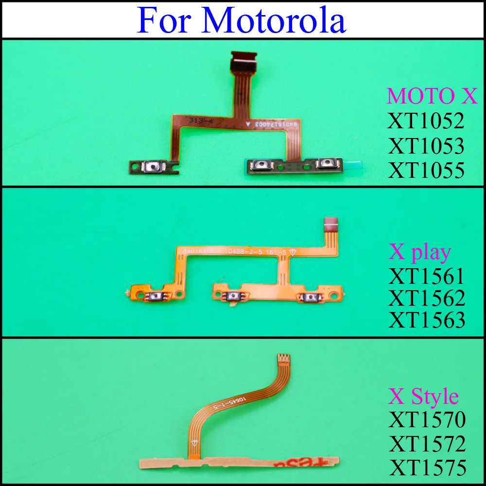 

New Power Volume Side Button Flex Cable For Motorola MOTO X Play XT1562 XT1563 5.5" X Style XT1561 XT1570 XT1052 XT1572 XT1575