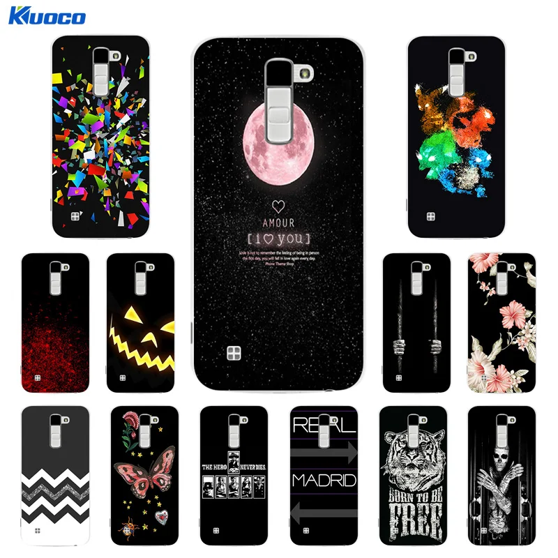 

Soft TPU Phone Case for LG K10 K 10 LTE K420N K430 K430DS 5.3 Back Cover Character Printing for LG K10 Coque for LG K 10