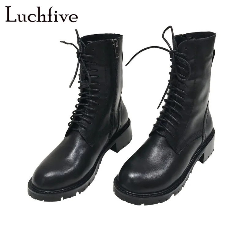 leather martin boots womens