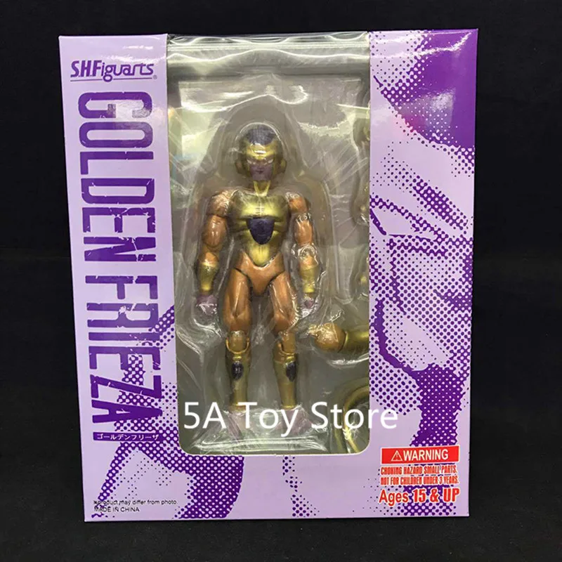 

SHF Figuarts Dragon Ball Z Golden Frieza PVC Action Figure Collectible Model Toy Doll Retial Box 12cm