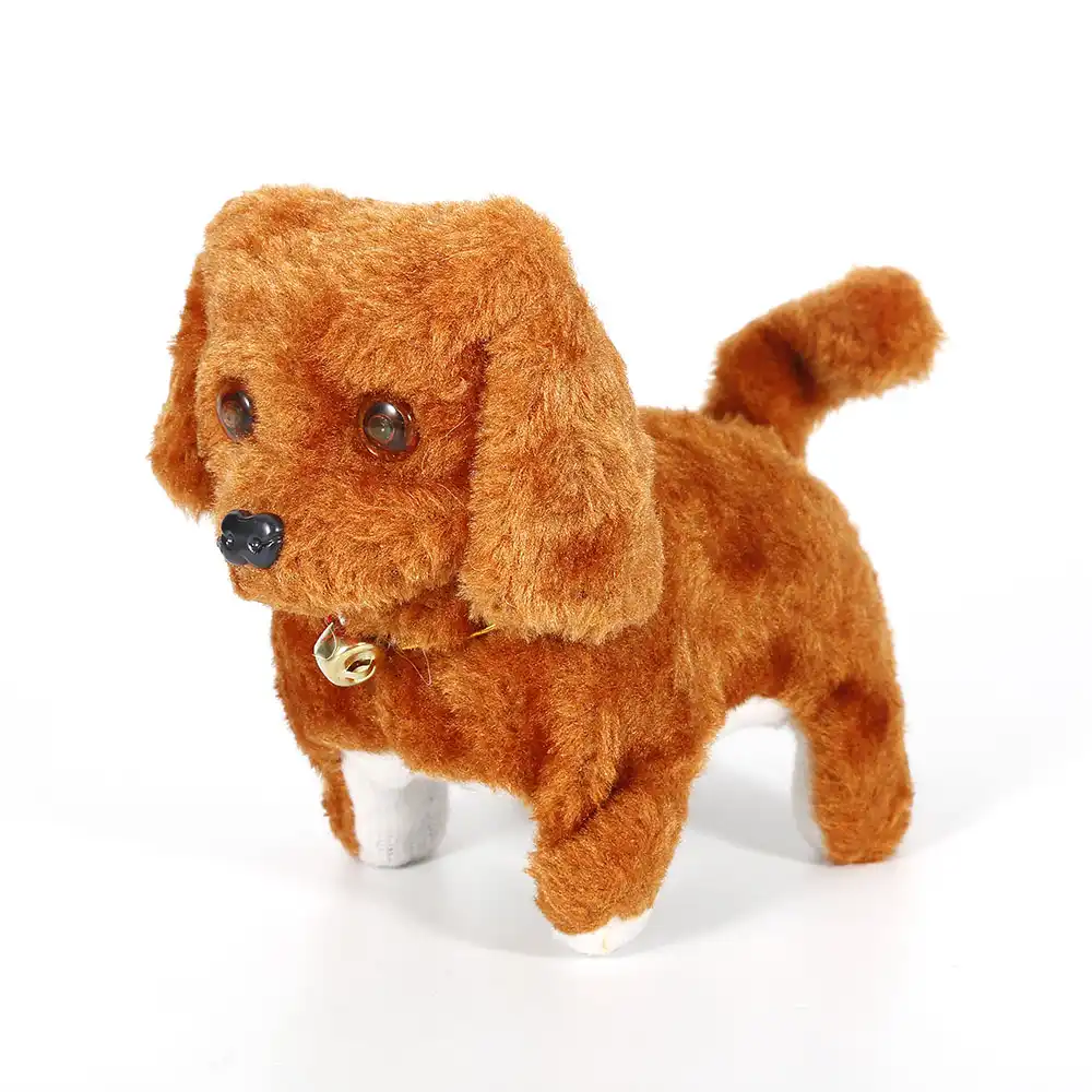 toy dog walking barking