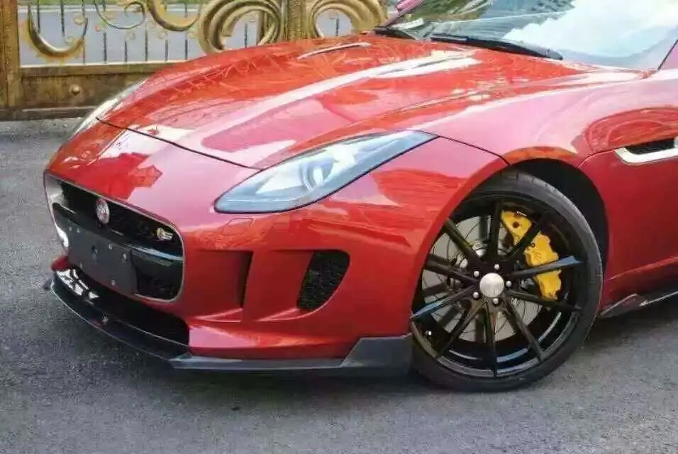 

F type Carbon Fiber Front Lip Side Skirts Diffuser /Package bodykit For Jaguar F type carbon fiber