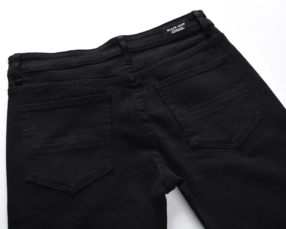 Лидер продаж Мода 2019 г. high street мужские разрушенные джинсы для женщин отверстие повседневные штаны крутые стирка jogger рваные джинсы деним