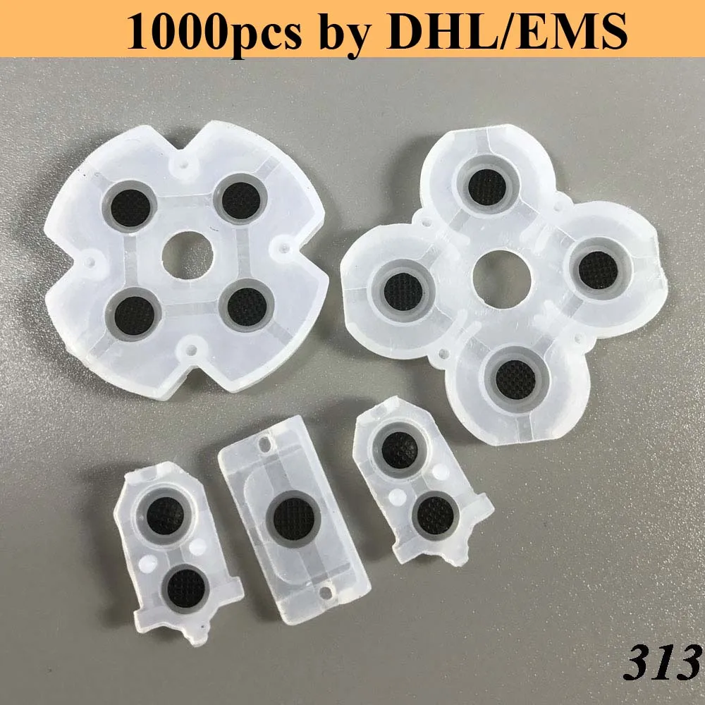 

1000 sets JDS-030 Silicon Rubber Pads Contact L2 R2 Button Conductive Rubber for PlayStation 4 PS4 Controller 3.0 Version