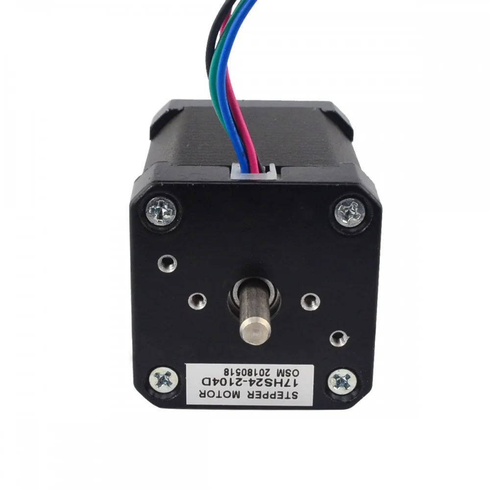 O eixo duplo 4 conduz o motor