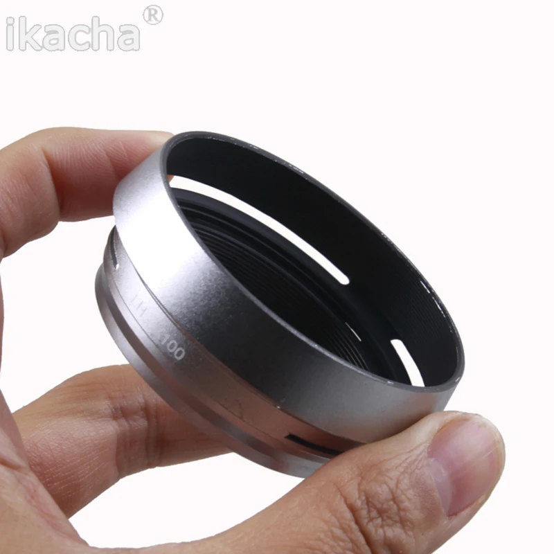 Silver Lens Hood For Fujifilm Fuji X100