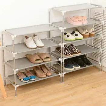 

Multi-tier Removable Storage Shoe Shelf Rack Hallway Living Room Cabinet Organizer Holder