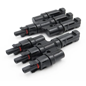 

1Pairs x 3T Connector male and female, 3 Branch Solar Panel Connector