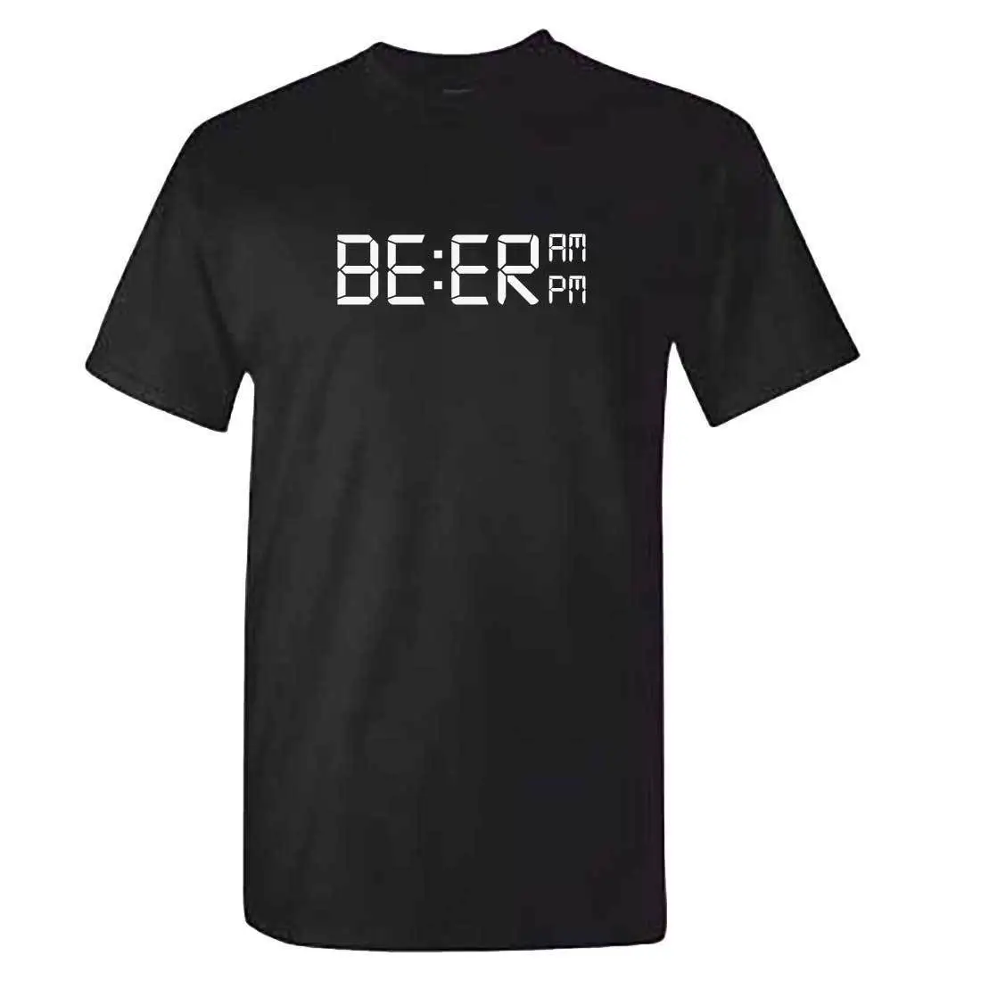 Mens Beer OClock T Shirt Funny Dad Birthday Christmas Present Idea Joke