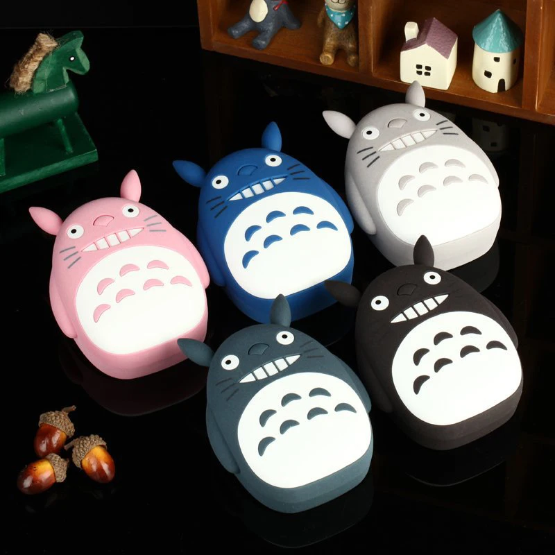 SA09 Portable Cute TOTORO 12000mAh Power Bank 18650 Cartoon Charger USB External Battery Backup For Android IOS iPhone