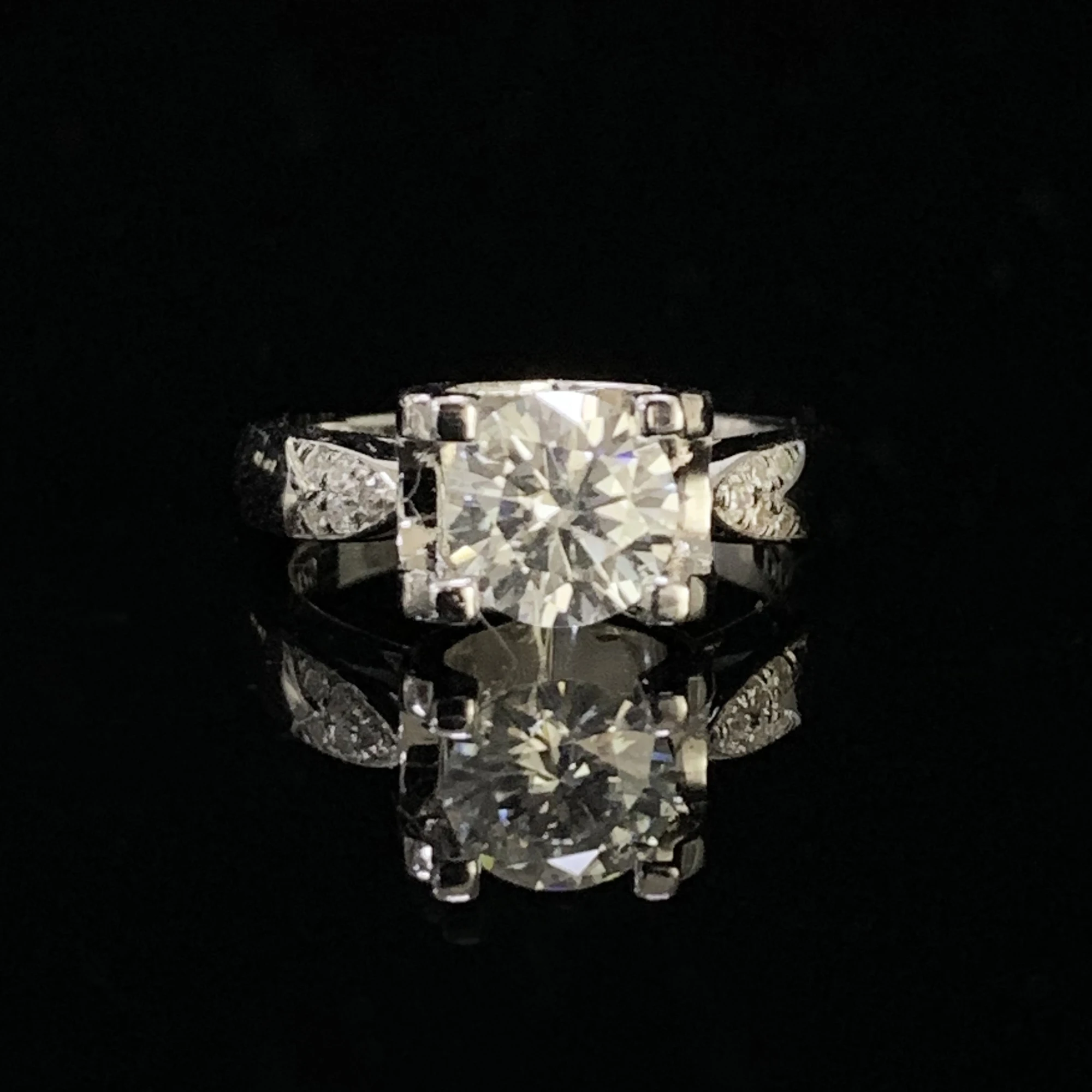 

9K White Gold Moissanite Ring 1ct 2ct 3ct Luxury Diamond ring jewelry Engagement Anniversary Ring for Women
