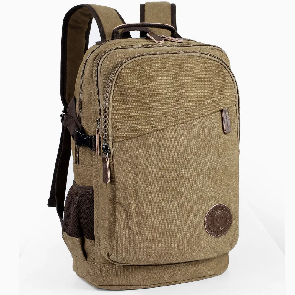 Outdoor Travel Mountaineering Men's Backpack Vintage Canvas Bagpack School Bags Large Capacity Laptop Backpacks Boys Mochila (1)
