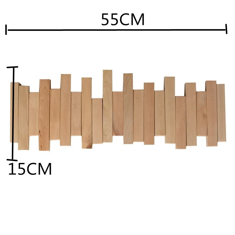 Креативные Крючки из натурального дерева, настенная вешалка для пальто, вешалка для одежды, вешалка для одежды, Американская семейная настенная вешалка для хранения роялей