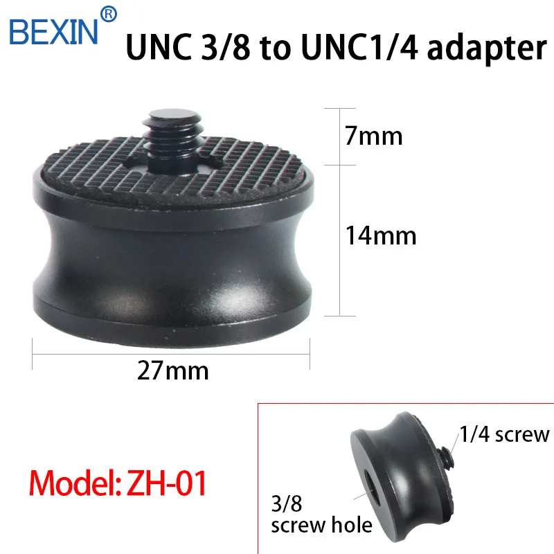 BEXIN ZH01/02 Алюминиевый адаптер для преобразования камеры быстросъемный винт крепление для камеры штатив шаровая Головка монопод