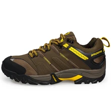 2016 Mens Hiking Boot Summer Trekking Shoes Men Gray/Brown Men Shoes Sneakers Big Size Outdoor Climbing Shoes Men
