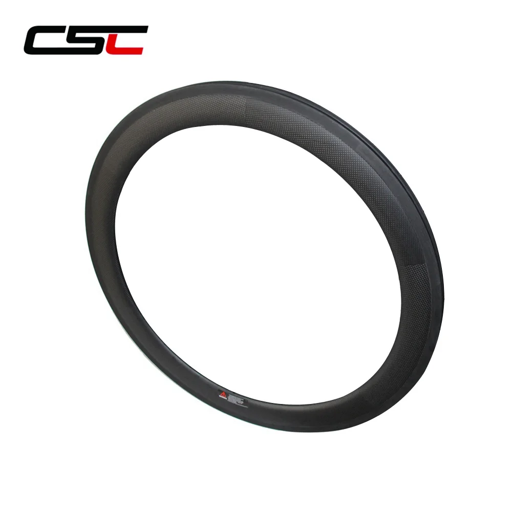 Flash Deal CSC Carbon bike rim,60mm clincher rim 25mm width U Shape with 3K/UD glossy or matte finish 2