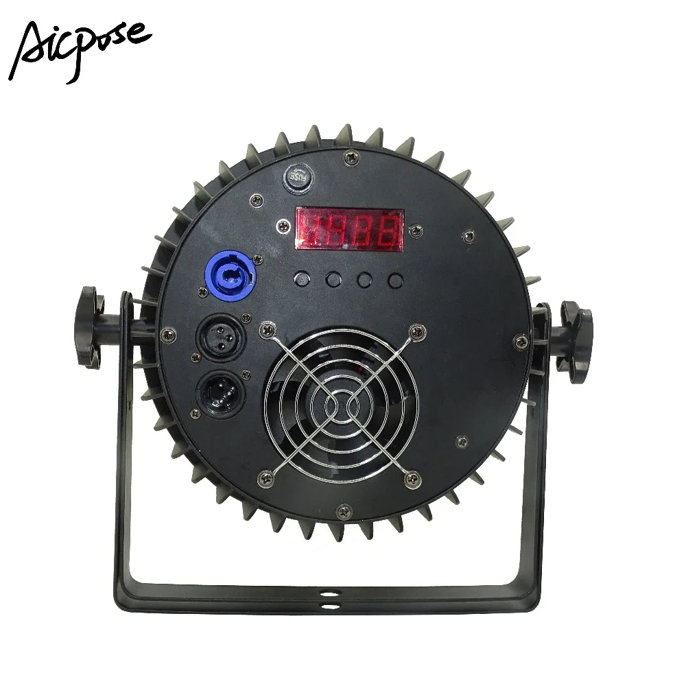 Conduziu a Luz do Par 18x4 em 1 Luz com Luzes do Palco 10 Unidades e lotes 12 w Rgbw Led Par Can Controle Dmx512 ou Festa Disco dj Alumínio 18 12 w 6 Efeito de Iluminação de palco