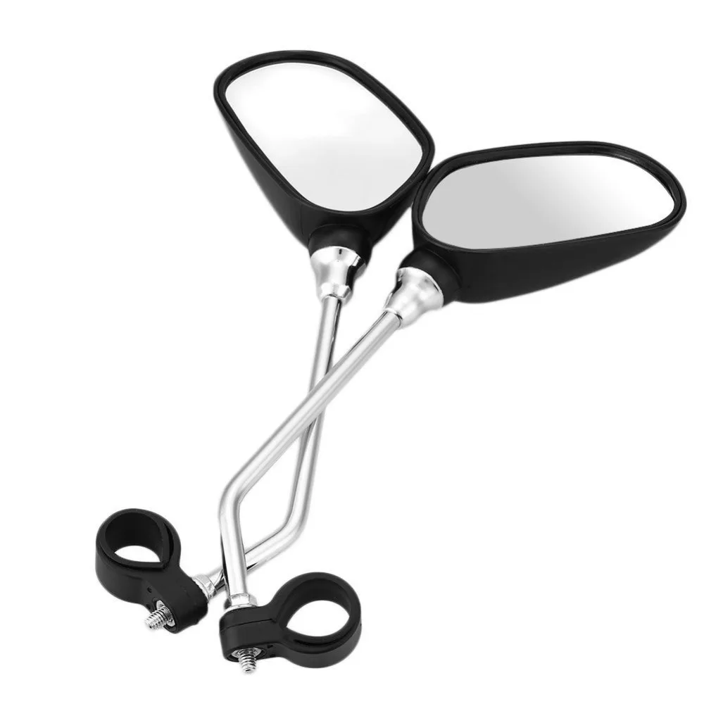 1Pair Bicycle Handlebar Rear View Glass Mirror Bike Cycling Wide Range