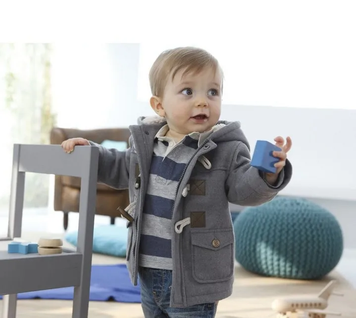 Newest Vintage Baby Boys &amp Girls Ivory Buckle Long Jackets Coats Free Shipping | Мать и ребенок