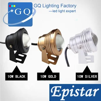 

5pc AC DC12v 10W RGB Led underwater Light Warm cold white Waterproof IP68 fountain pool Lamp pond swimming Remote controller