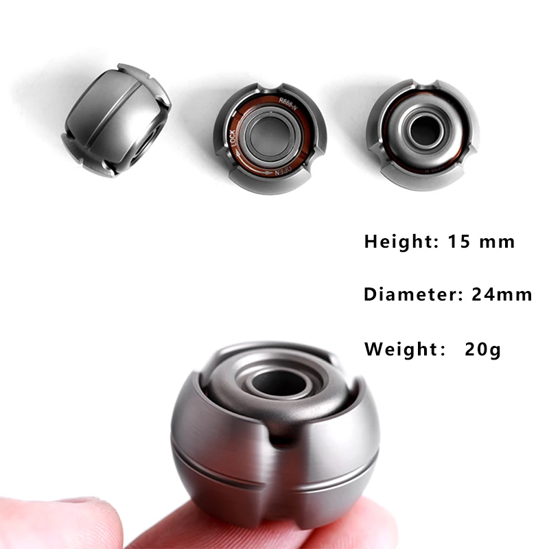 Equipamentos de Acampamento ao ar Original Novo Mini Livre Ruído Atômico Giroscópio Portátil Titânio Faca Pingente Adulto Brinquedos Descompressão Edc 8 High Quality Esporte e Lazer
