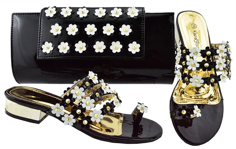 

JZC006Latest Shoe and Bag Set African Sets 2018 Italian Ladies Shoe and Bag Set Decorated with Rhinestone Nigerian Shoe and Bag