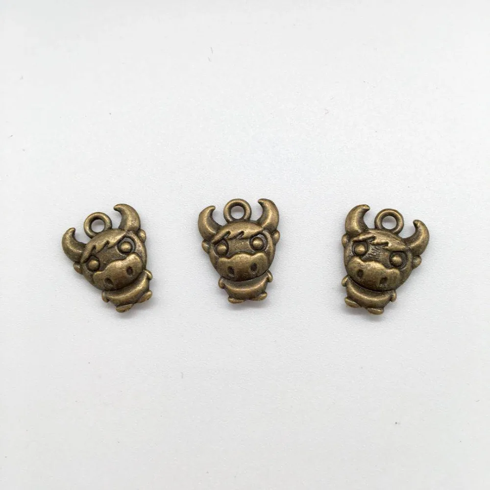 

22 pcs Hot Faishion Zodiac cattle charms cattle Pendants fit DIY Handmade necklace earring bracelet Jewelry Making