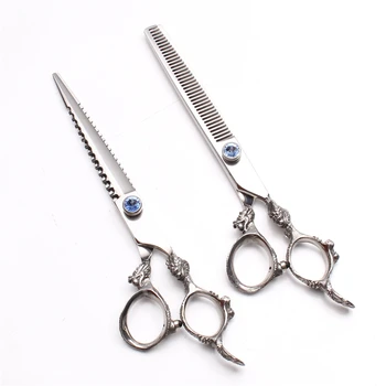 

7" 19.5cm JP 440C Engraving Logo Thinning Shears Cutting Scissors Barber Scissors Grooming-for-dog or Human Hair Scissors C9110