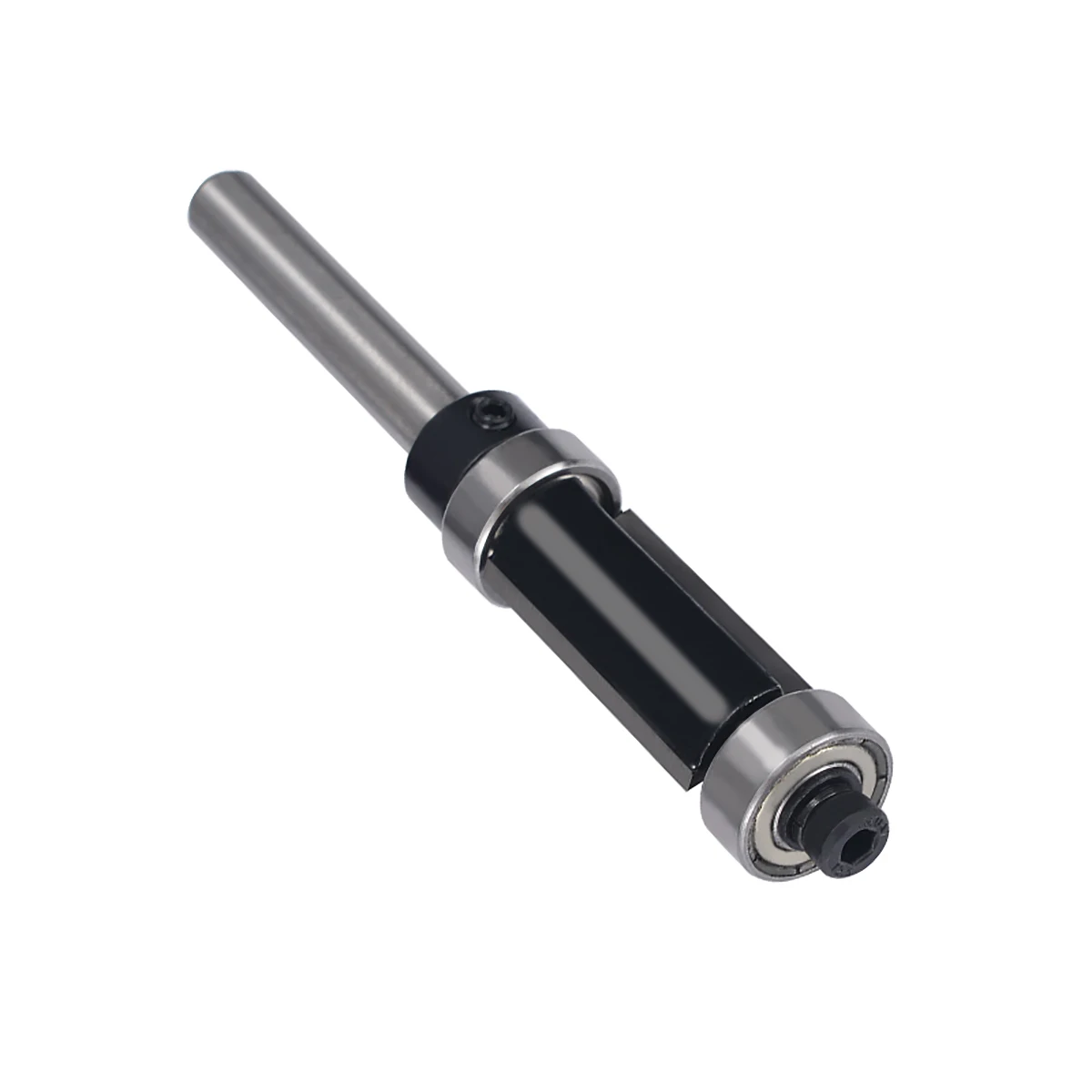 

1pc Carbide Top & Bottom Bearing Flush Trimmer 1/4'' Shank Trim Router Bit Durable Woodworking Milling Cutter