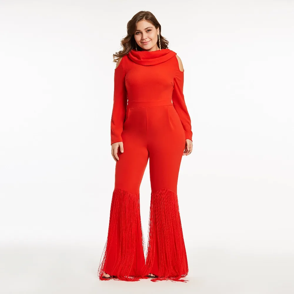 Buy Clocolor Women Jumpsuit Fashion Cold Shoulder