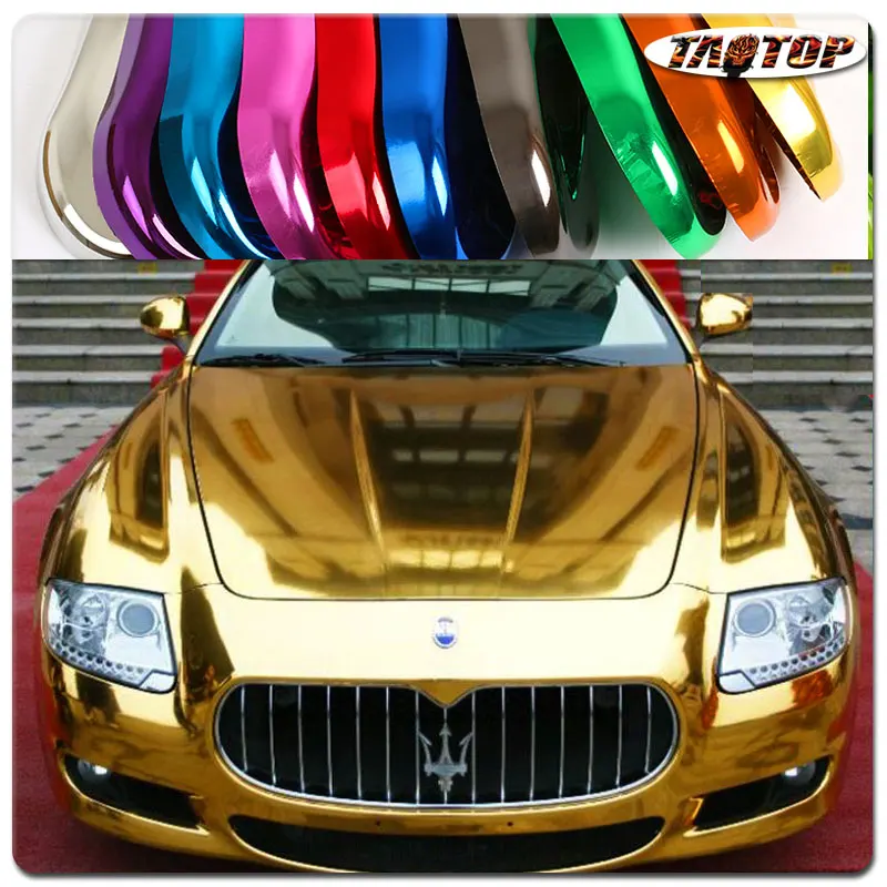 Виниловая пленка для автомобиля зеркальная Хромированная 1 52x30 м chrome wrap car | Наклейки на автомобиль -1925282278