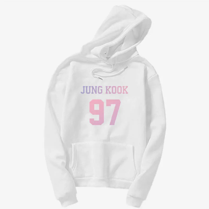 Худи Kpop Bangtan Boys JUNGKOOK SUGA JHOPE V Jimin jin J HOPE, suga 93 jung kook 97, худи kpop - Цвет: hoody 06