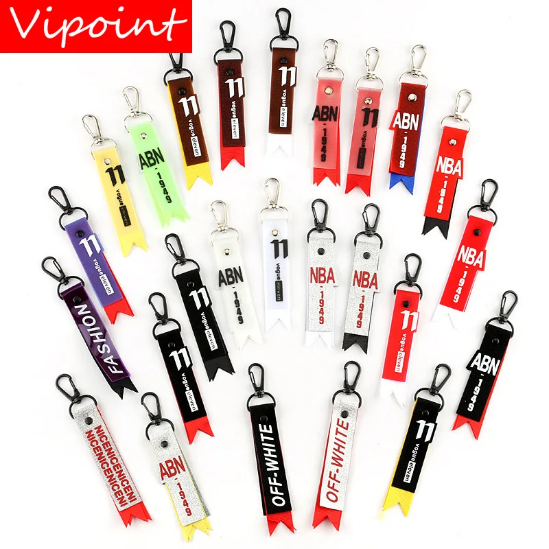 

VIPOINT embroidery printed metal patches chain letter patches badges applique patches for clothing YM-58