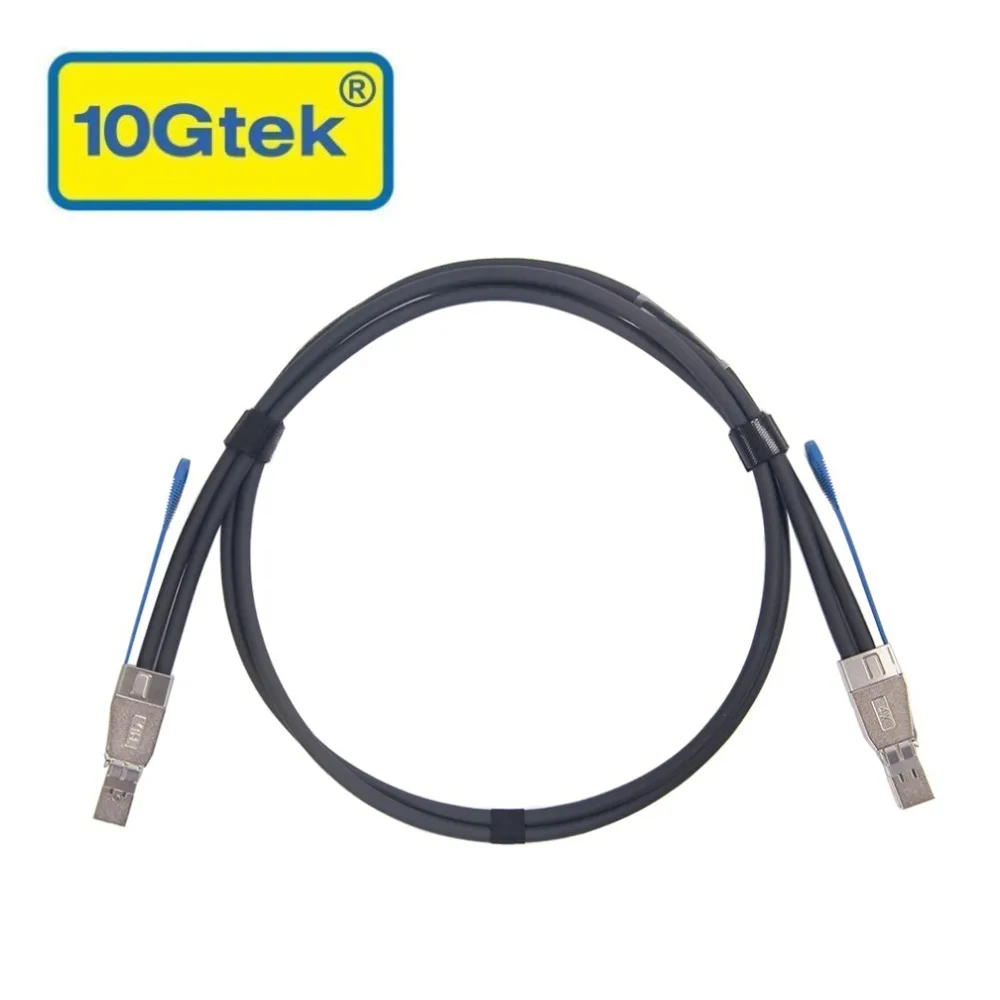 

10Gtek 5M 12Gb/s SFF-8644 to SFF-8644 External Mini SAS HD Cable Assemblies SAS 3.0 Cable, iPass+ HD Compliant
