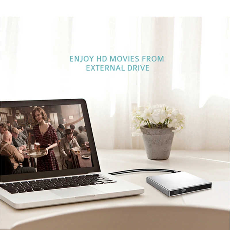 RW DVD-ROM USB 2.0 CD-ROM player External DVD Optical Drive Recorder for Laptop Computer Pc Windows 7/8 RW DVD-ROM USB 2.0 CD-ROM player External DVD Optical Drive Recorder for Laptop Computer Pc Windows 7/8
