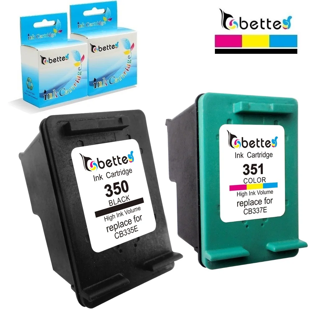 

Bette Ink Cartridge Replace for HP 350 351 hp350 hp351 Deskjet D4200 D4245 D4260 D4263 D4268 D4300 D5300 D5345 D5360 D5363 D5368