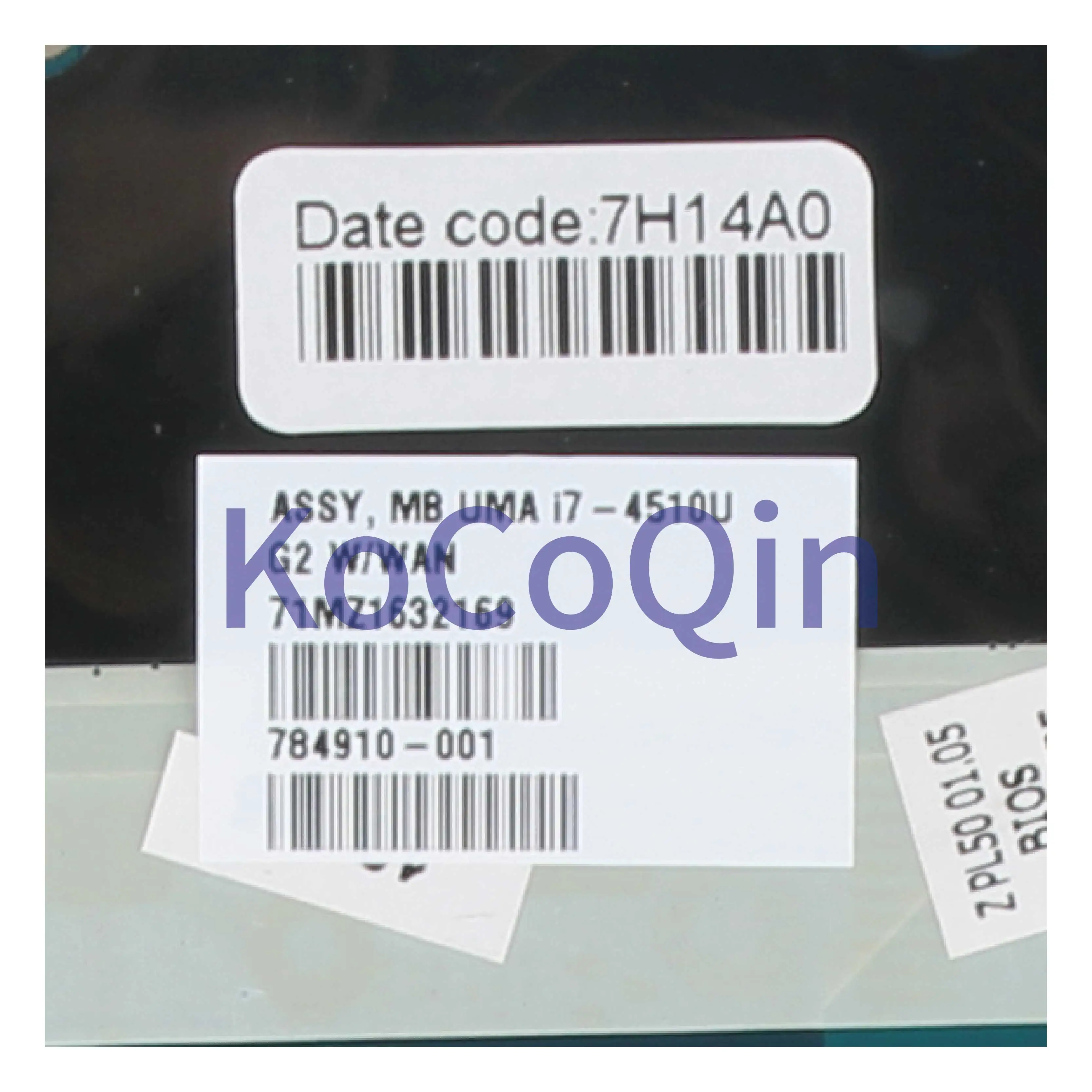 lower price  KoCoQin Laptop motherboard For HP Probook 440 G2 450 G2 I7-4510U Mainboard ZPL40/ZPL50 LA-B181P 784